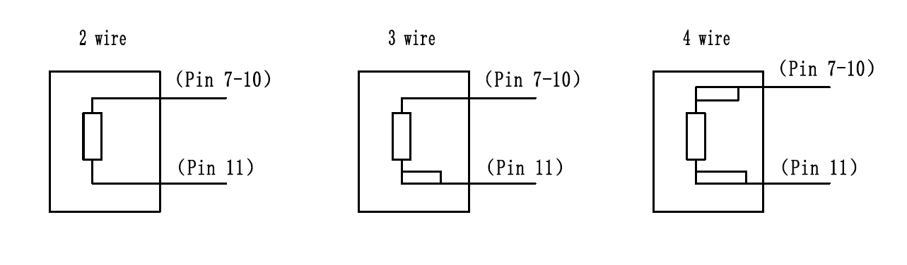 热电阻不同线制接法