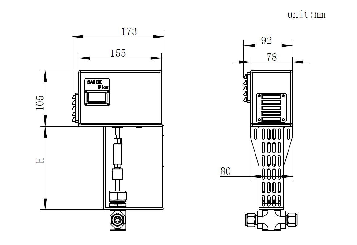 Actuator Dimensions